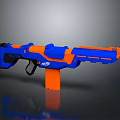 NERF Elite Toy Gun With Blue And Orange Plastic Design For Kids Play