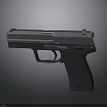 High Quality Modern Tactical Pistol With Black Grip And Metal Frame