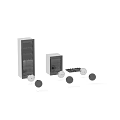 Modern Kitchen Appliances With Multi tiered Wine Rack And Black Gas Cooktop