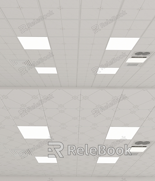 Aluminum gusset ceiling model