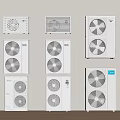Air conditioner external unit 3d model
