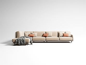 Modern corner sofa multiplayer corner sofa 3d model