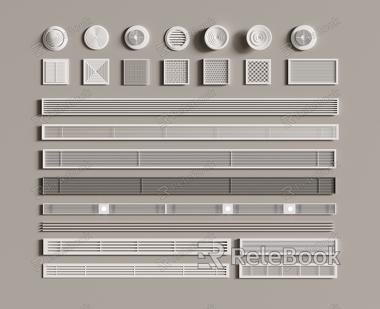 Air conditioning outlet model