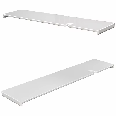White Long Dish Drying Racks For Kitchen Daily Washing Essentials 3d model