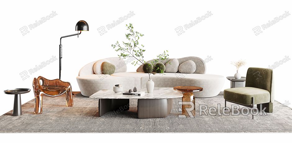 Modern Sofa Coffee Table Combination Sofa Coffee Table model