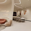 Luxury Modern Beauty Hair Salon Interior With Elegant Stylish Decor Space