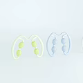 Light Green And Light Blue M Shaped Medical Massage Devices With Therapy Balls For Rehabilitation