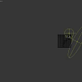 Wooden Podiums With Decorative Flowers Near Window And Wall Painting