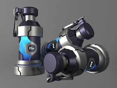 grenade sci-fi grenade weapon bomb futuristic bomb hard surface 3d model