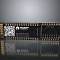 MOON AUTO Electronic Module With QR Code And UF254 Model Identification 3d model
