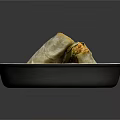 Fresh Tasty Wrap With Colorful Vegetable Fillings In White Oval Plate