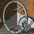 Medical Device For Rehabilitation Training With Circular Metal Frame Gear And Seat