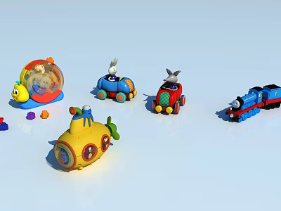 Modern toy car toy 3d model Modern toy car toy 3d model