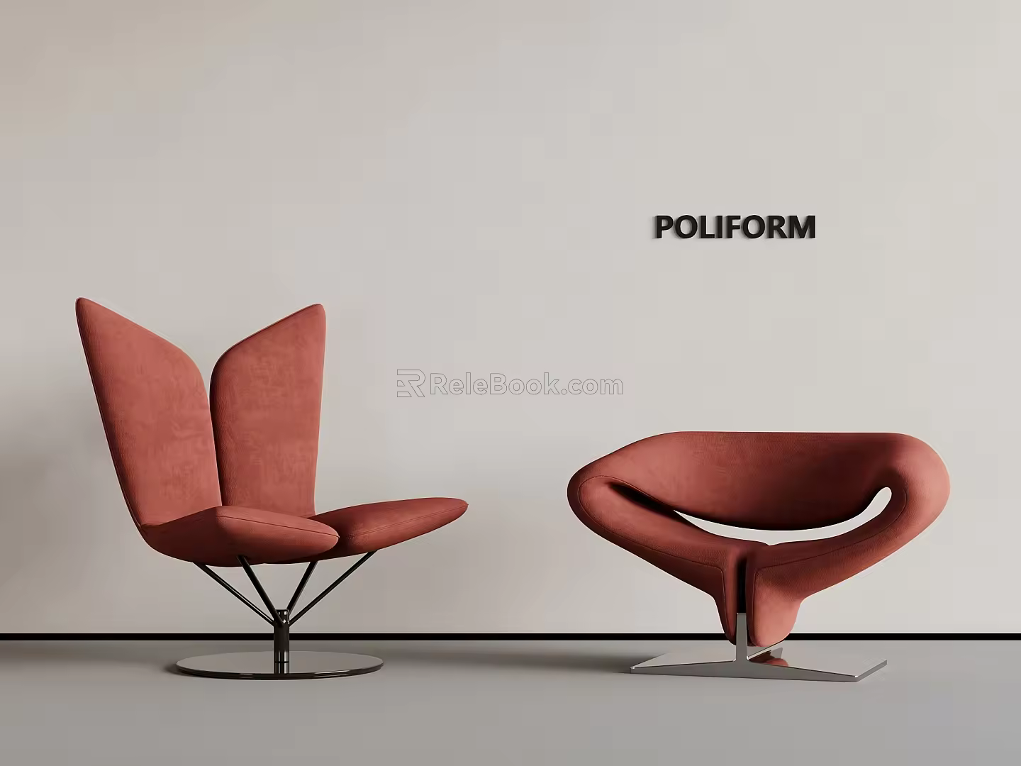 Modern Casual Sofa Single Sofa Lazy Sofa 3d model