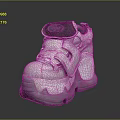 Casual White High Top Shoes With Velcro Straps And Thick Sole Design
