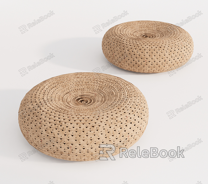 Modern Cushion Futon Cushion Stool model