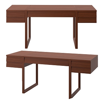 Nordic Simple Dressing Table Dressing Table Simple Dressing Table Wooden Dressing Table 3d model