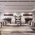 New Chinese Reception Room 3d model