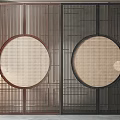 New Chinese Partition Screen 3d model