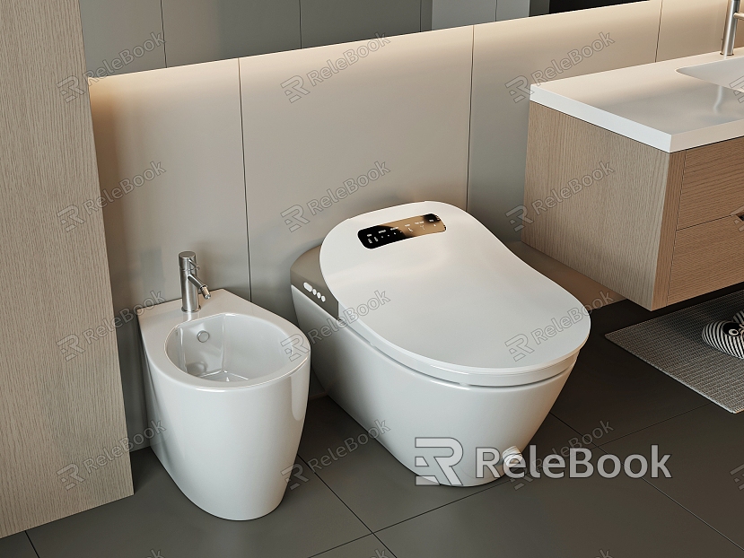 Modern toilet model