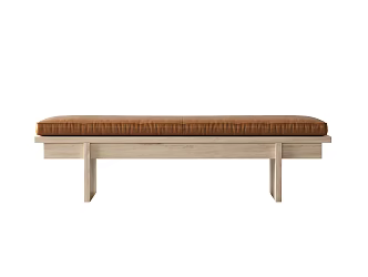 Modern sofa stool 3d model