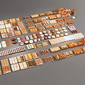 Assorted Baked Goods Including Bread Pastries Cookies And Chocolates Neatly Arranged On Display Trays