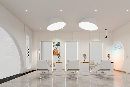 Barber shop 3d model