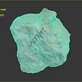 Natural G657HT Stone Rough Block With Engraved Markings On Surface