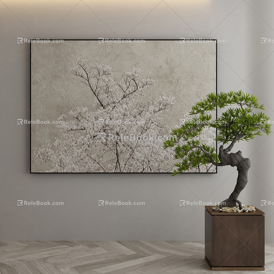 Quiet decorative painting 3d model