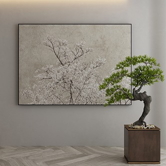 Quiet decorative painting 3d model