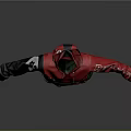 Red Graphic Hoodie With Black Sleeves And Green Cargo Pants Streetwear Outfit