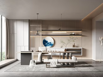 Modern Tea Room 3d model