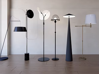 Modern Floor Lamp Fishing Lamp Art Floor Lamp 3d model