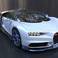 Bugatti Supercar Super sports car Car 3d model