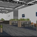 Modern Stylish Wine And Tobacco Shop With Comfortable Lounge Seats And Elegant Wooden Partition Designs