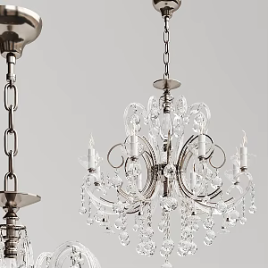 Jane's crystal chandelier 3d model