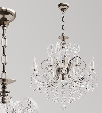 Jane's crystal chandelier 3d model