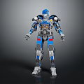 Modern Robot Transformers Gundam Warrior Gundam Mecha Warrior 3d model
