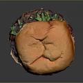 Delicious Grilled Beef Burger With Golden Brown Bun And Fresh Lettuce