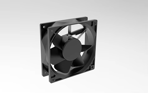 Industrial fan cooling fan 1595 3d model