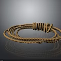 Coiled Brown Durable Rope Ideal for Home Use and Multipurpose Daily Household Tasks