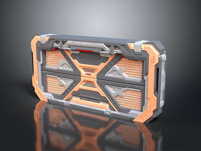 Science Fiction Door Steel Door Science Fiction Door Science Fiction Entrance Door Science Fiction Entrance Future Door Security Door Password Door 3d model