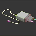 High Speed White Phone Charger with USB Cable for Mobile Digital Devices
