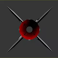 White Streamlined Missile With Red Tail Nozzle And Military Weapon Design