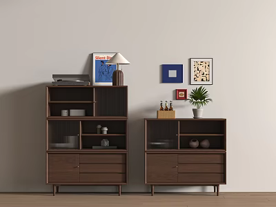 Middle Ancient Entrance Cabinet 3d model
