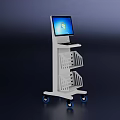 RFID scanning vehicle RFID inventory vehicle portable inventory vehicle label scanning vehicle entity file management system 3d model