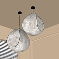 Modern chandelier 3d model