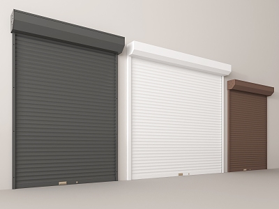 Rolling shutter door, rolling gate, garage door, warehouse door, rolling door, shop door, security door, security door 3d model