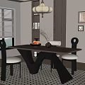 Middle Style Restaurant 3d model