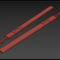 Modern Sword Templar Sword Templar Sword 3d model